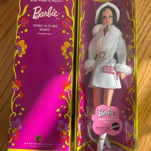 Red, White, "n Warm Barbie New Gold Label